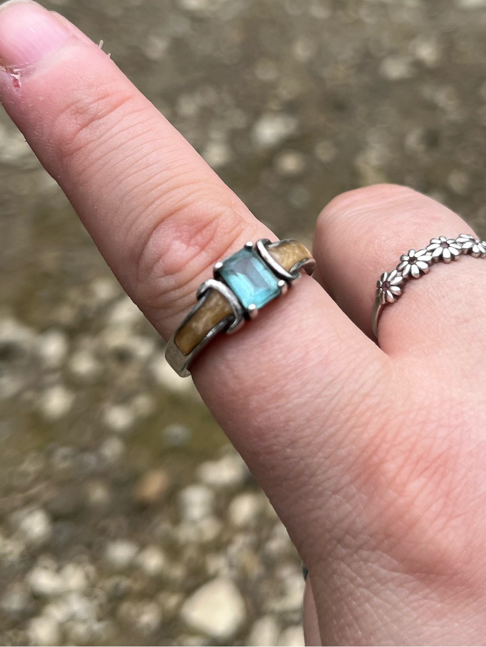 Vintage Avon topaz ring